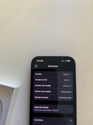 iPhone 17 Negro 256GB