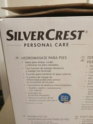 SilverCrest Hidromasaje Pies Jacuzzi