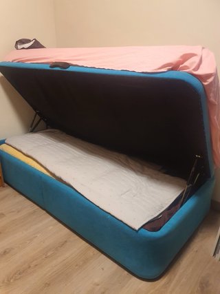 Cama canapé infantil 190x90 + colchon nuevo