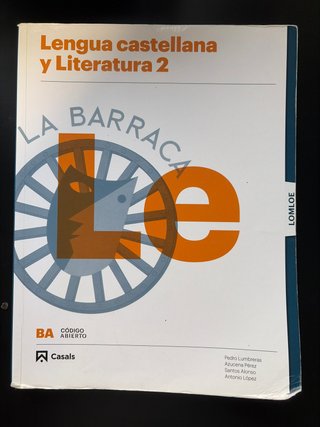 Lengua castellana y literatura 2, Le Bachillerato