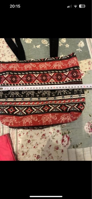 2 Bolsas de Tela Hello Kitty y Estampada