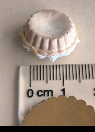 Mini Tarta Chocolate Nata Dollhouse