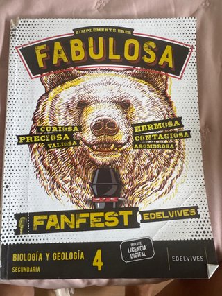 Biología y Geología 4, Secundaria, Fanfest Edel...