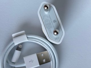 Cargador y Cable iPhone Apple Blanco