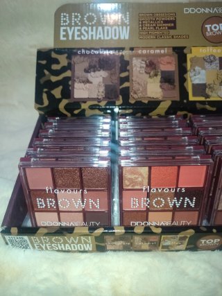 Paleta Sombras Ojos DDONNABEAUTY Brown