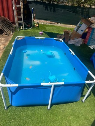Piscina Desmontable Azul y Blanca