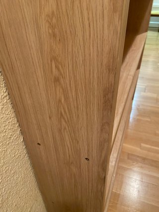 Estantería de madera nueva