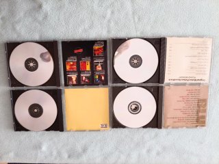 Lote 4 CDs Música: Blues, Country, Vangelis, Jazz