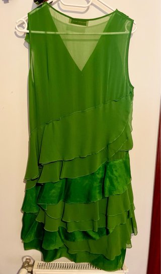 Vestido Purificación García verde Talla 40