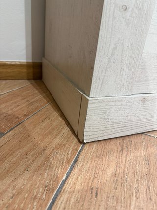 Mueble Bar Armario Madera y Cristal