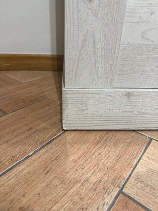 Mueble Bar Armario Madera y Cristal