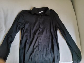 Americana y camisa Zara Negra