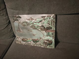 Cuadro Bajorrelieve Marino