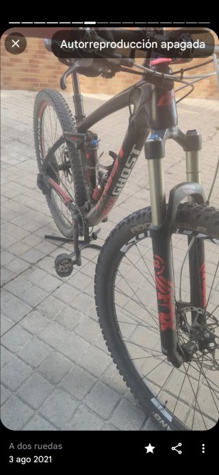 Bicicleta MTB Ghost 29 doble suspensión