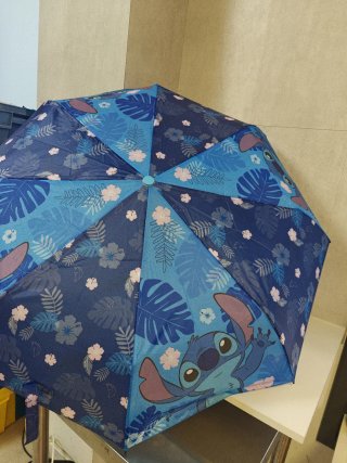 Paraguas plegable de Bolsillo 94 cm Azul de Stitch