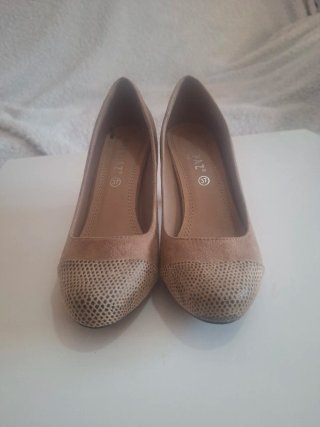 Zapatos tacón Marypaz marrones talla 37