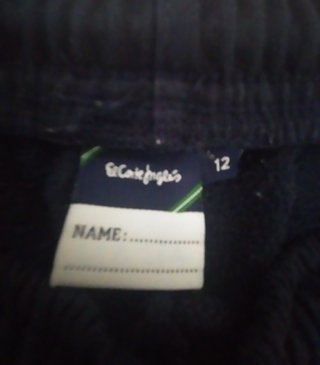 Pantalón chándal colegio Villalkor talla 12