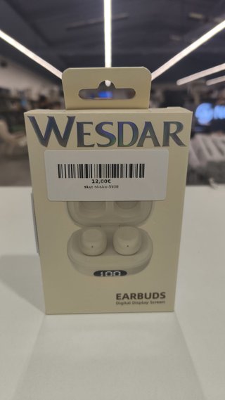 Auriculares Wesdar Blancos