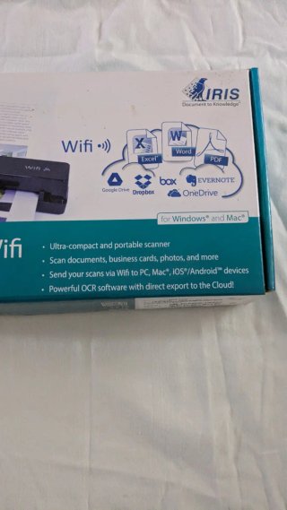 Scanner Portatile IRIScan Anywhere 3 Wifi