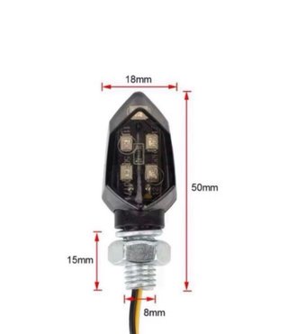 4 Intermitentes led moto Homologados NUEVOS