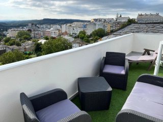 Terraza Lugo, con vistas a el eclipse total