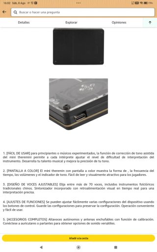 KIT INSTRUMENTO MUSICAL THEREMIN con PANTALLA