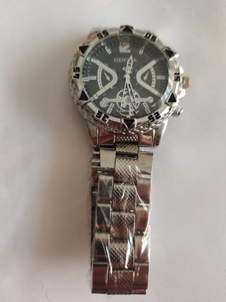 Reloj Geneva Plata y Negro