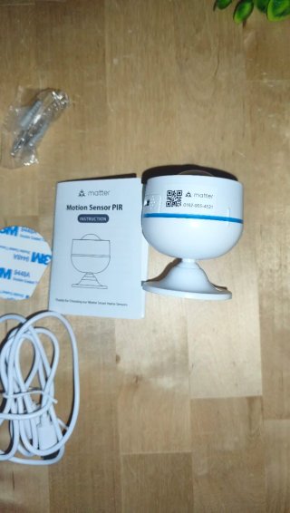 Sensor de Movimiento PIR Inteligente Matter Blanco
