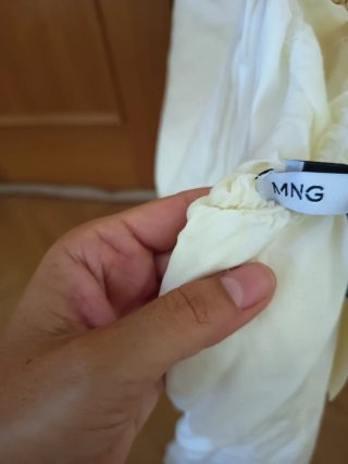 Mono corto Mango tirantes finos blanco
