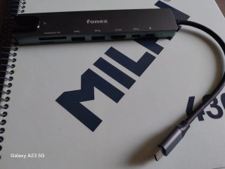 Adaptador conexión cable router Internet