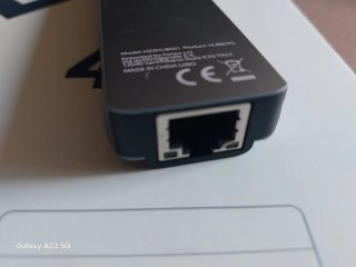 Adaptador conexión cable router Internet