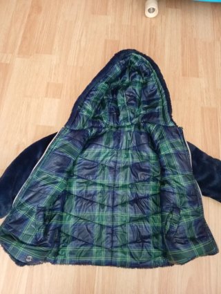 Abrigo reversible niña 2-3 años