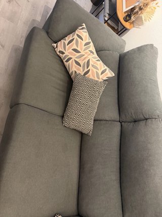 Sofá chaiselongue 3 plazas gris