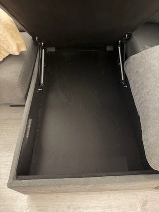 Sofá chaiselongue 3 plazas gris