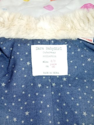 Chaleco pelo Zara Niña 2-3 años