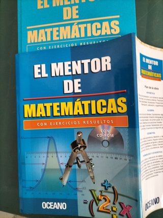 El Mentor de Matemáticas Ed. Océano + CD - ¡A ESTR