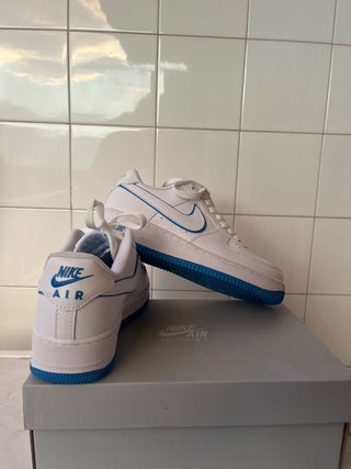 Nike Air Force 1 Blancas y Azules
