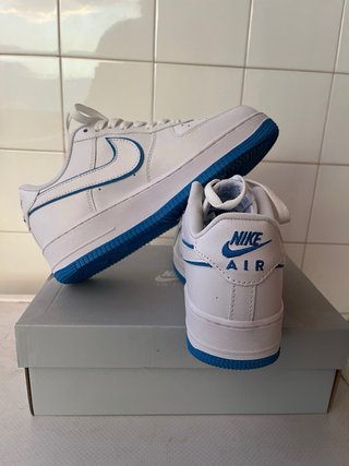 Nike Air Force 1 Blancas y Azules