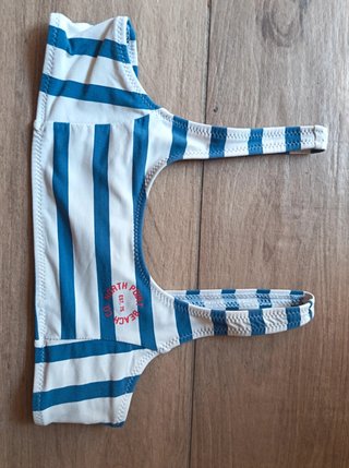 Zara Bikini Righe Blu Bianco 8-9 Anni marinaio