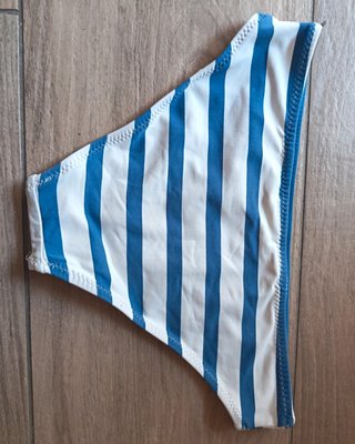 Zara Bikini Righe Blu Bianco 8-9 Anni marinaio