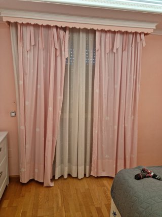 Cortinas habitación tela