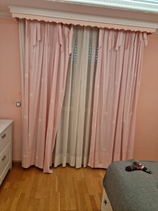 Cortinas habitación tela