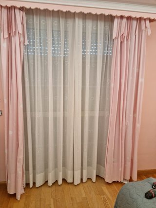 Cortinas habitación tela
