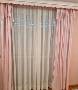 Cortinas habitación tela