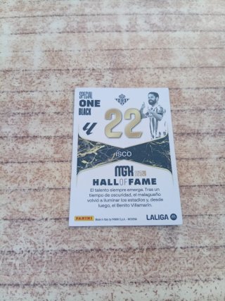 Carta Coleccionable ISCO Special One Black