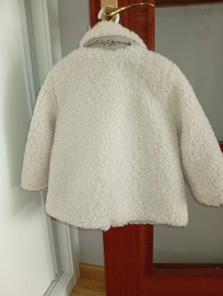 Abrigo Zara piel borrego niña 2-3 años