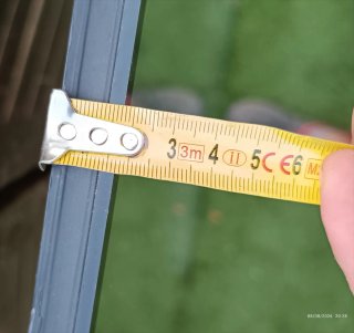 Cristal grueso 105,5 x 63,5 cm - 18 mm