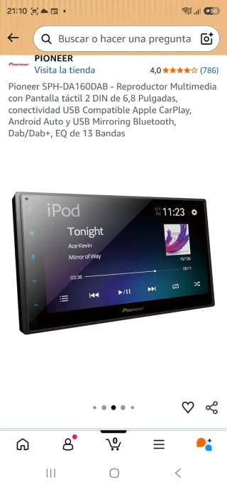 Pioneer SPH-DA160DAB Radio