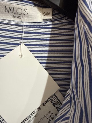 Vestido MILOS rayas azul
