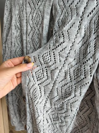 Jersey gris calado M/L muy buen estado